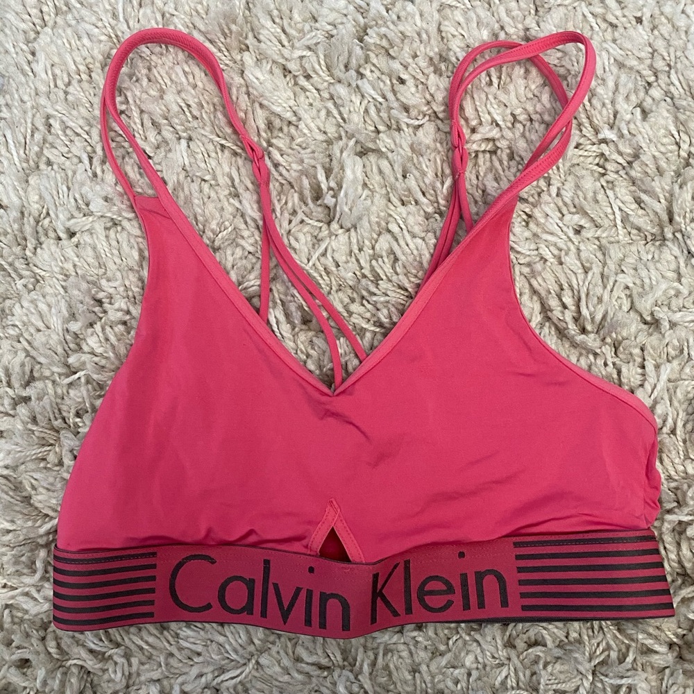 Calvin Klein Pink sports bra